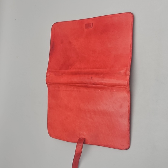 Vintage COACH Red Leather Planner  (With Original Booklet!) - Picture 10 of 16